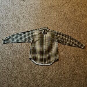 Roper Shirt Womens Small Western Green Check